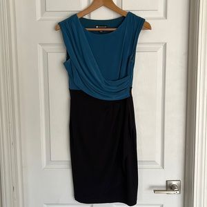 $20/2 Valerie Bertinelli sleeveless drape ruched bodycon dress Sheath